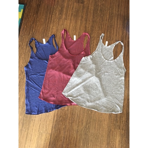 American Apparel Tops - 3-pack Racerback Tanks
